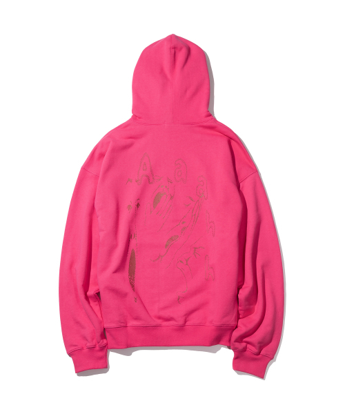 MASSNOUN(マスノウン)の「ヨニングヘビーロングオーバーサイズフードパーカー Tシャツ MSHHD003-PK(パーカー・レディース・その他・SMALL/MEDIUM/LARGE/X-LARGE)」の8枚目の写真