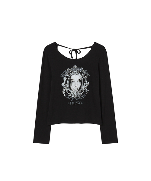 NYXX(エヌワイエックスエックス)の「BADDIE L/S BLACK(Tシャツ/カットソー・レディース・その他・F)」の2枚目の写真