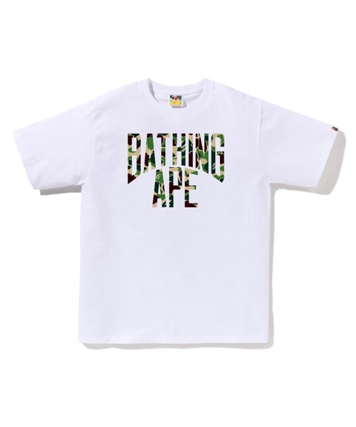 A BATHING APE(アベイシングエイプ)の「ABC CAMO NYC LOGO TEE(Tシャツ/カットソー・メンズ・ブラック×グリーン/ホワイト×グリーン/ブラック×ブルー/ホワイト×ブルー/ブラック×ピンク/ホワイト×ピンク・LARGE/MEDIUM/X-LARGE/SMALL/XX-LARGE/XXX-LARGE)」の1枚目の写真