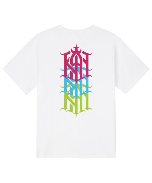 KAN6312(カン6312)の「KTW0046 カンシンバル交差 半袖Tシャツ - ホワイト(Tシャツ/カットソー・メンズ・その他・LARGE/MEDIUM/SMALL/X-LARGE)」の1枚目の写真