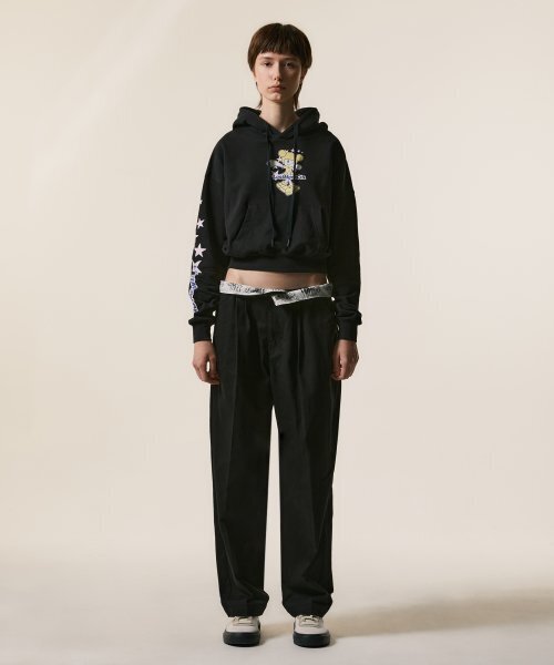 LMCの「WM STAR GIRL CROPPED HOODIE light heather gray(パーカー・レディース・その他・SMALL/MEDIUM)」の2枚目の写真