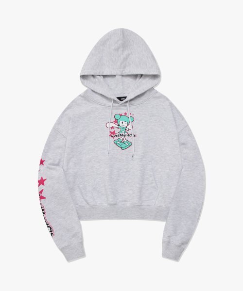 LMCの「WM STAR GIRL CROPPED HOODIE light heather gray(パーカー・レディース・その他・SMALL/MEDIUM)」の5枚目の写真