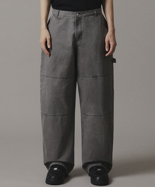 ANOLORCODE(アノローコード)の「サードカットワークパンツ(モカグレー)(その他パンツ・レディース・その他・LARGE/X-LARGE)」の1枚目の写真