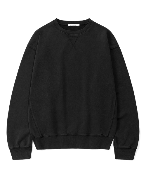 EXCONTAINER(エックスコンテナ)の「VTGウォッシュドラウンドスウェットシャツ(SMOKE BLACK)(スウェット・メンズ・その他・X-LARGE/LARGE/MEDIUM)」の1枚目の写真
