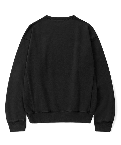 EXCONTAINER(エックスコンテナ)の「VTGウォッシュドラウンドスウェットシャツ(SMOKE BLACK)(スウェット・メンズ・その他・X-LARGE/LARGE/MEDIUM)」の2枚目の写真