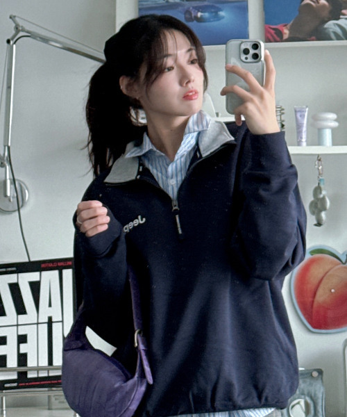 JEEP(ジープ)の「【深藍 / Shin-ai】Mロゴ ハーフジップマンツーマン (JR5TSU838DA)(スウェット・レディース・その他・MEDIUM/LARGE/X-LARGE/SMALL/2XL)」の18枚目の写真