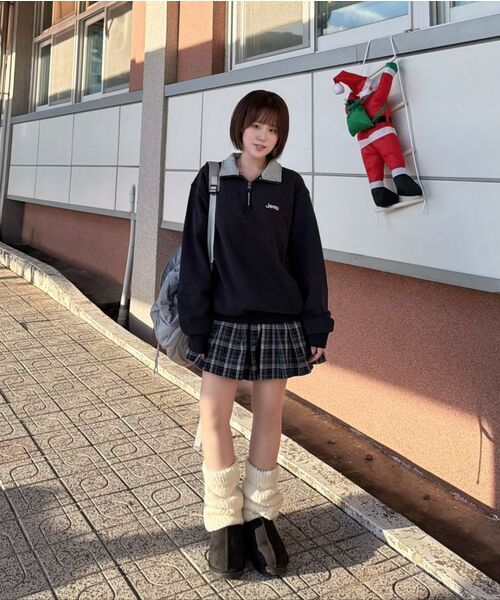 JEEP(ジープ)の「【深藍 / Shin-ai】Mロゴ ハーフジップマンツーマン (JR5TSU838DA)(スウェット・レディース・その他・MEDIUM/LARGE/X-LARGE/SMALL/2XL)」の11枚目の写真
