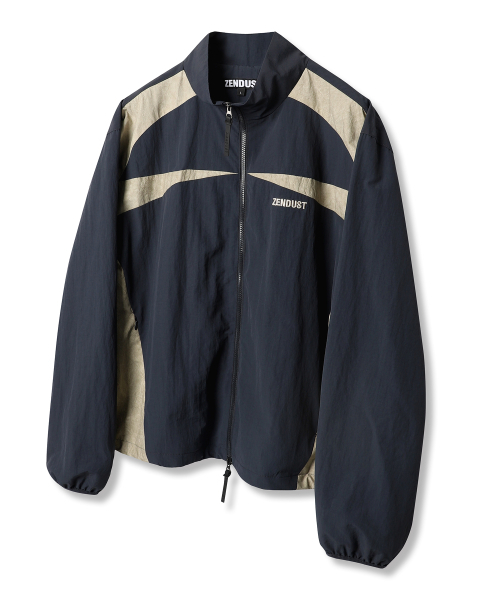 ZENDUST(ジェンダスト)の「Tiago Contrast Jumper BLACK(ナイロンジャケット・レディース・ブラック・MEDIUM/LARGE)」の2枚目の写真