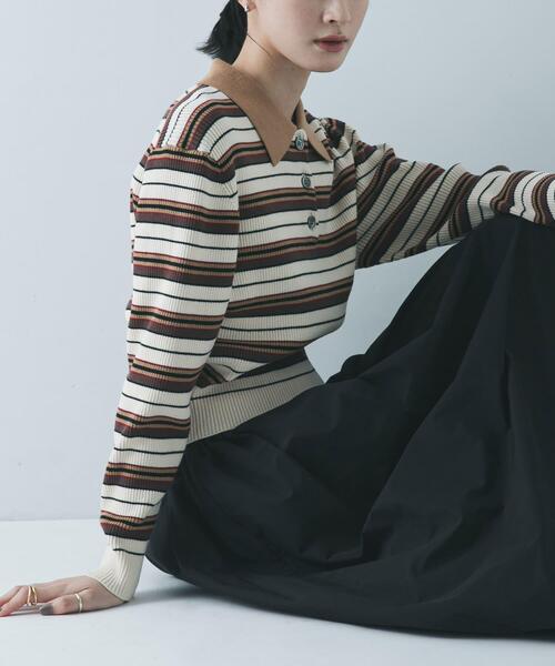アーバンリサーチ（URBAN RESEARCH）/コットンシルクポロ衿ニット コットンシルクポロ衿ニット（ニット/セーター）｜URBAN RESEARCH