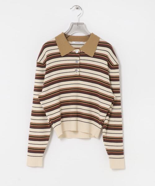 コットンシルクポロ衿ニット（ニット/セーター）｜URBAN RESEARCH