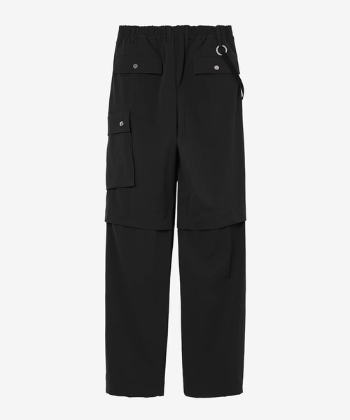 th products（ティーエイチプロダクト）の「【th products】Cargo Pants ARTIST WARDROBE / MIYU HOSOI（カーゴパンツ・メンズ・ブラック・1/2）」の2枚目の写真