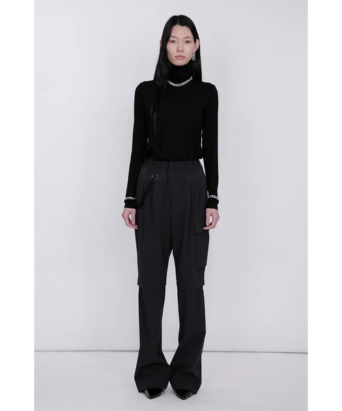 th products（ティーエイチプロダクト）の「【th products】Cargo Pants ARTIST WARDROBE / MIYU HOSOI（カーゴパンツ・メンズ・ブラック・1/2）」の7枚目の写真