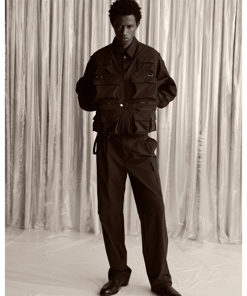 th products（ティーエイチプロダクト）の「【th products】Cargo Pants ARTIST WARDROBE / MIYU HOSOI（カーゴパンツ・メンズ・ブラック・1/2）」の9枚目の写真