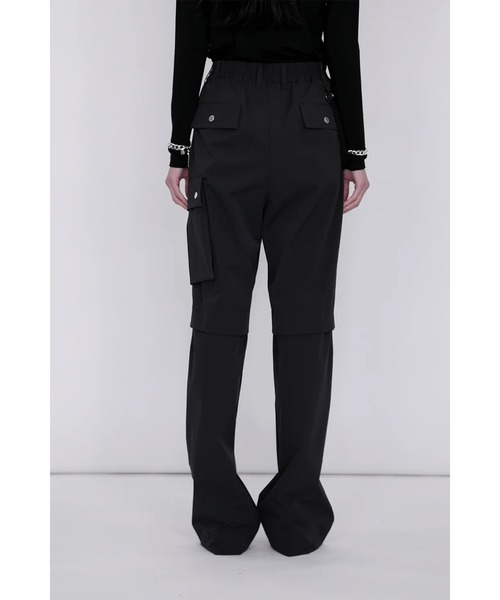 th products（ティーエイチプロダクト）の「【th products】Cargo Pants ARTIST WARDROBE / MIYU HOSOI（カーゴパンツ・メンズ・ブラック・1/2）」の10枚目の写真