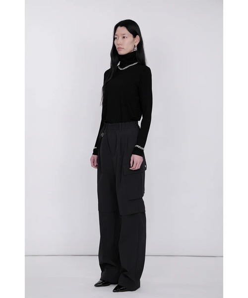 th products（ティーエイチプロダクト）の「【th products】Cargo Pants ARTIST WARDROBE / MIYU HOSOI（カーゴパンツ・メンズ・ブラック・1/2）」の13枚目の写真