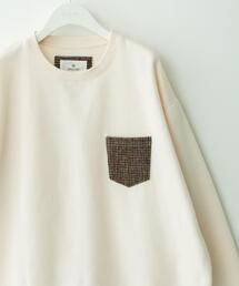HARRIS TWEED（ハリスツイード）の「HARRIS TWEEDポケットスウェットプルオーバー（スウェット）」