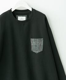 HARRIS TWEED（ハリスツイード）の「HARRIS TWEEDポケットスウェットプルオーバー（スウェット）」