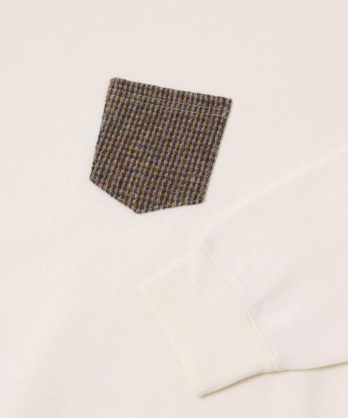 HARRIS TWEED(ハリスツイード)の「HARRIS TWEEDポケットスウェットプルオーバー(スウェット・メンズ・ブラック/ブラウン/チャコールグレー/オフホワイト・LARGE/MEDIUM)」の9枚目の写真