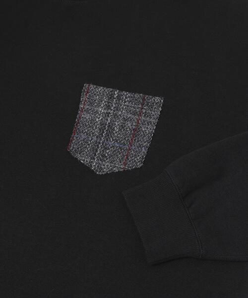 HARRIS TWEED(ハリスツイード)の「HARRIS TWEEDポケットスウェットプルオーバー(スウェット・メンズ・ブラック/ブラウン/チャコールグレー/オフホワイト・LARGE/MEDIUM)」の21枚目の写真