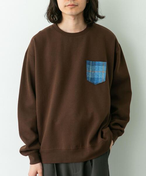 HARRIS TWEED（ハリスツイード）の「HARRIS TWEEDポケットスウェット
