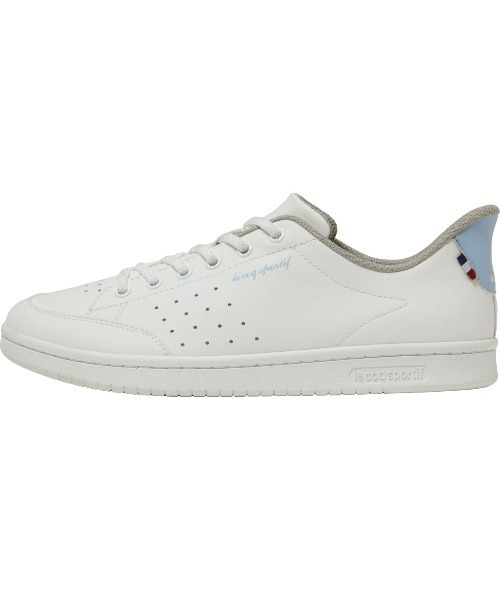 le coq sportif(ルコックスポルティフ)の「ルコックスポルティフ/LCS ラ ローラン SI さっと履けるシューズ LU6SSN12UZ (スニーカー・メンズ・ホワイト×ブルー・22.5cm/23.0cm/23.5cm/24.0cm/24.5cm/25.0cm/25.5cm/26.0cm/26.5cm/27.0cm/27.5cm)」の2枚目の写真
