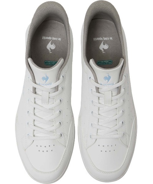 le coq sportif(ルコックスポルティフ)の「ルコックスポルティフ/LCS ラ ローラン SI さっと履けるシューズ LU6SSN12UZ (スニーカー・メンズ・ホワイト×ブルー・22.5cm/23.0cm/23.5cm/24.0cm/24.5cm/25.0cm/25.5cm/26.0cm/26.5cm/27.0cm/27.5cm)」の6枚目の写真