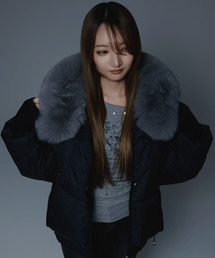 .KOM（ドットコム）の「『.KOM/ドットケーオーエム』襟ファー中綿JKT【Y】【CN】（ダウンジャケット/コート）」