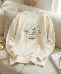 【SANRIO/サンリオ】キャラクタープリント裏毛クルーネックスウェット(BIG)