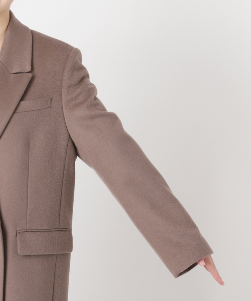 journal standard L'essage(ジャーナルスタンダードレサージュ)の「カシミヤMIXウールチェスターコート(その他アウター・レディース・ネイビー・FREE)」の16枚目の写真