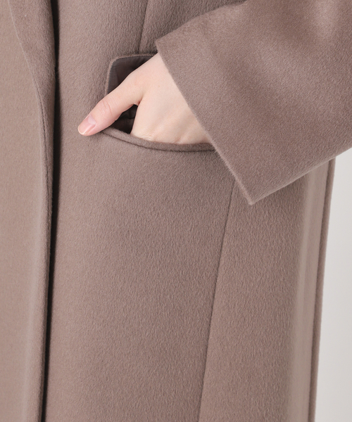 journal standard L'essage(ジャーナルスタンダードレサージュ)の「カシミヤMIXウールチェスターコート(その他アウター・レディース・ネイビー・FREE)」の18枚目の写真