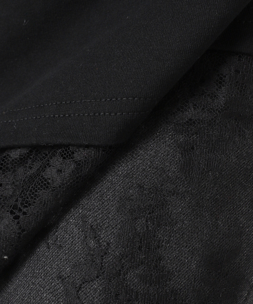 26SS新作］【ARCHIVE STANCE】lace switching Tee：カットソー（T