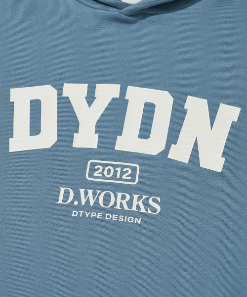URBANDTYPE(アーバンディタイプ)の「DYDN エッセンシャルアーチロゴフードパーカー_スカイブルー(パーカー・レディース・その他・LARGE/MEDIUM/SMALL)」の5枚目の写真