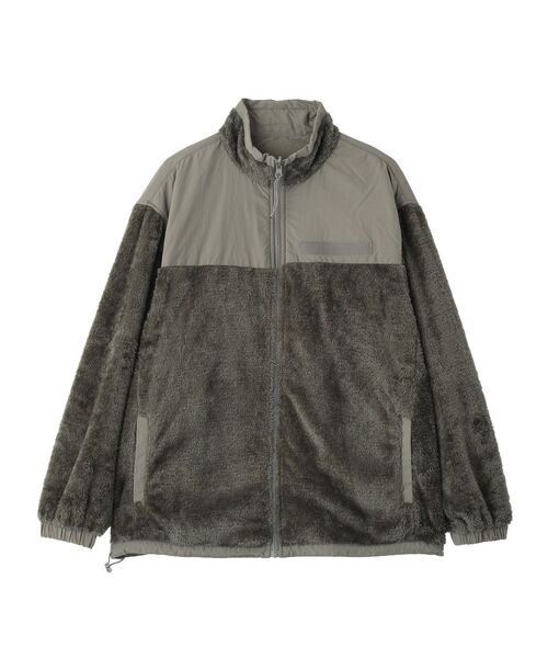 CRAFT STANDARD BOUTIQUE(クラフトスタンダードブティック)の「裏面ファー仕様/リバーシブルブルゾン(ナイロンジャケット・メンズ・オリーブ/アイボリー・LL/L)」の12枚目の写真