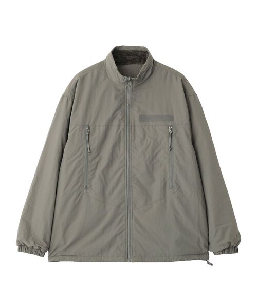 CRAFT STANDARD BOUTIQUE(クラフトスタンダードブティック)の「裏面ファー仕様/リバーシブルブルゾン(ナイロンジャケット・メンズ・オリーブ/アイボリー・LL/L)」の3枚目の写真