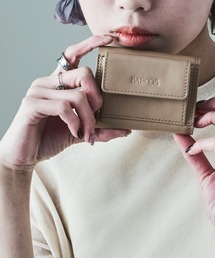 Fashion Letter | リンクルパテントレザー ミニウォレット 三つ折り財布(財布)