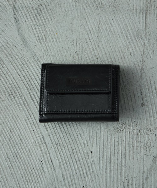 Fashion Letter（ファッションレター）の「リンクルパテントレザー ミニウォレット 三つ折り財布（財布・レディース・ベージュ/ブラック/ライトグリーン・FREE）」の11枚目の写真