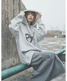 inst.ALL（インストール）の「春にもオススメ！　ドット柄プリントルーズパーカー（パーカー）」