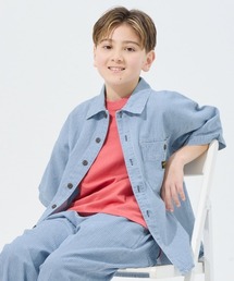 KRIFF MAYER Kid's Collection（クリフメイヤーキッズコレクション）の「ワークステッチデニムシャツ（セットアップ可）（シャツ/ブラウス）」