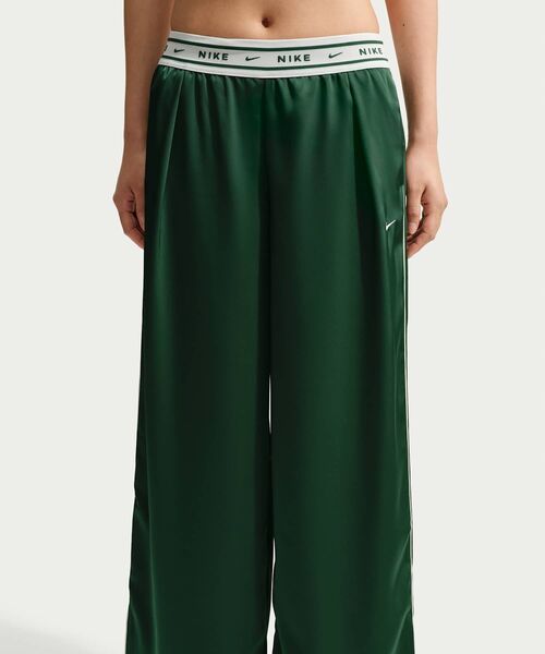 NIKE(ナイキ)の「ナイキ スポーツウェア ウィメンズ ルーズ ミッドライズ サテンパンツ / Nike Sportswear Women's Loose Mid-Rise Satin Pants IH1327-323 Fir(その他パンツ・レディース・カモフラージュ・XS/XL/M/L/S)」の15枚目の写真