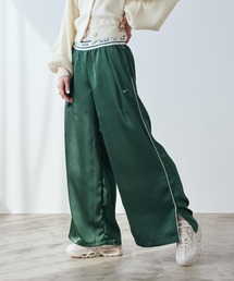 NIKE（ナイキ）の「ナイキ スポーツウェア ウィメンズ ルーズ ミッドライズ サテンパンツ   Nike Sportswear Women's Loose Mid-Rise Satin Pants IH1327-323 Fir（その他パンツ）」