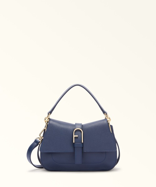 FURLA(フルラ)の「フルラ フロー (Furla Flow) ミニトップハンドルバッグ(ハンドバッグ・レディース・ホワイト/ダークブラウン/ネイビー・ONE SIZE)」の3枚目の写真