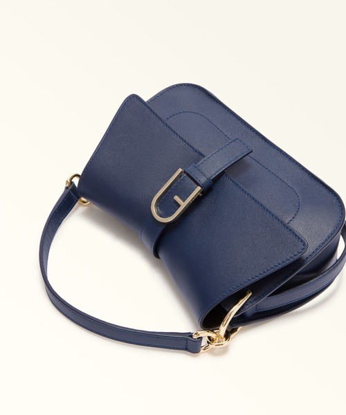 FURLA(フルラ)の「フルラ フロー (Furla Flow) ミニトップハンドルバッグ(ハンドバッグ・レディース・ホワイト/ダークブラウン/ネイビー・ONE SIZE)」の6枚目の写真