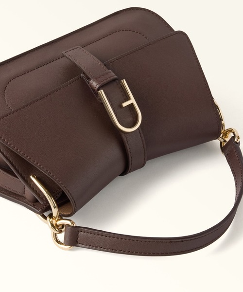 FURLA(フルラ)の「フルラ フロー (Furla Flow) ミニトップハンドルバッグ(ハンドバッグ・レディース・ホワイト/ダークブラウン/ネイビー・ONE SIZE)」の9枚目の写真
