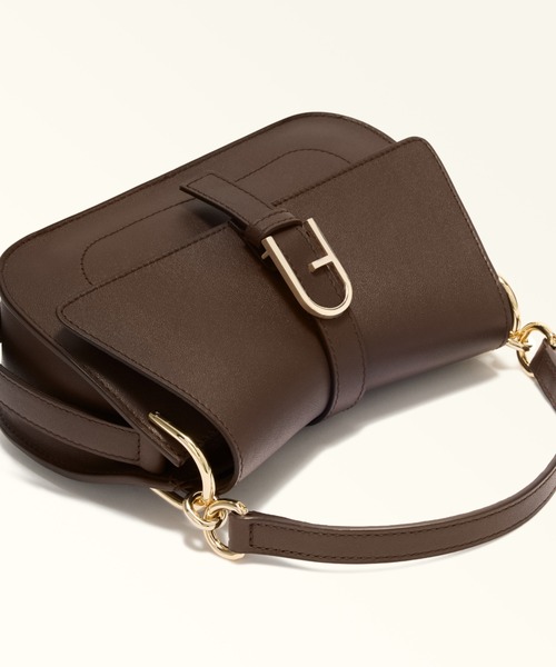 FURLA(フルラ)の「フルラ フロー (Furla Flow) ミニトップハンドルバッグ(ハンドバッグ・レディース・ホワイト/ダークブラウン/ネイビー・ONE SIZE)」の10枚目の写真