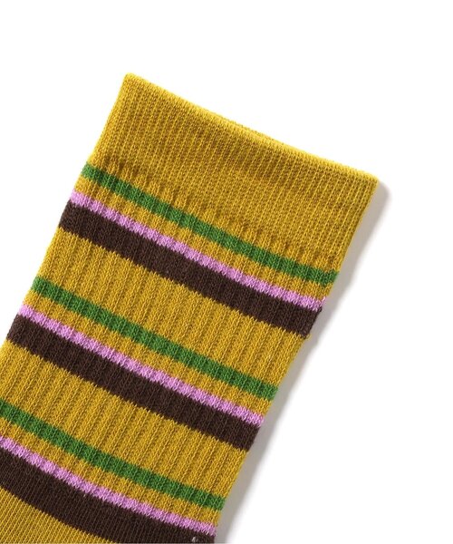 BREEZE(ブリーズ)の「ボーダー・モチーフソックス(ソックス/靴下・キッズ・イエロー/ネイビー/アイボリー/ブラック/レッド/グリーン・21/18/15 )」の9枚目の写真