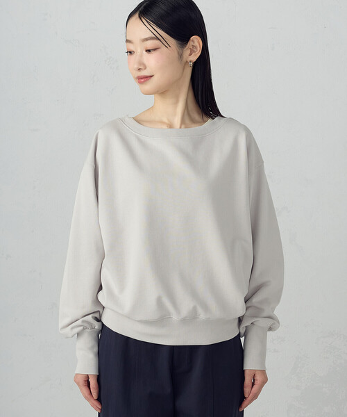 COMME CA ISM(コムサイズム)の「2WAY オフショル裏毛カットソー(Tシャツ/カットソー・レディース・チャコール/ライトグレー/イエロー・MEDIUM/LARGE)」の19枚目の写真