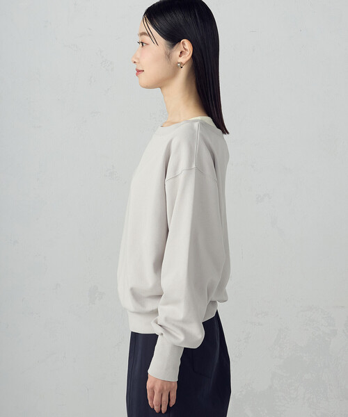 COMME CA ISM(コムサイズム)の「2WAY オフショル裏毛カットソー(Tシャツ/カットソー・レディース・チャコール/ライトグレー/イエロー・MEDIUM/LARGE)」の20枚目の写真
