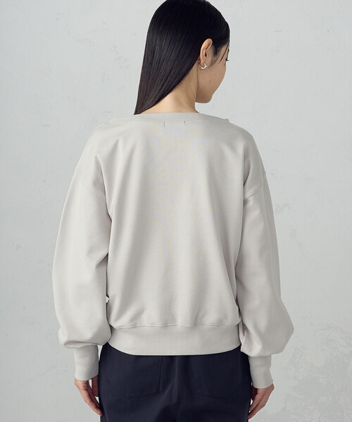 COMME CA ISM(コムサイズム)の「2WAY オフショル裏毛カットソー(Tシャツ/カットソー・レディース・チャコール/ライトグレー/イエロー・MEDIUM/LARGE)」の21枚目の写真
