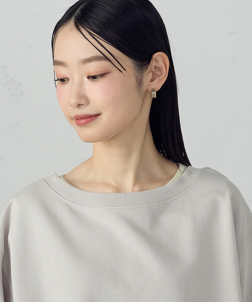 COMME CA ISM(コムサイズム)の「2WAY オフショル裏毛カットソー(Tシャツ/カットソー・レディース・チャコール/ライトグレー/イエロー・MEDIUM/LARGE)」の22枚目の写真