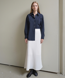 BIAS MAXI SKIRT / IVORY